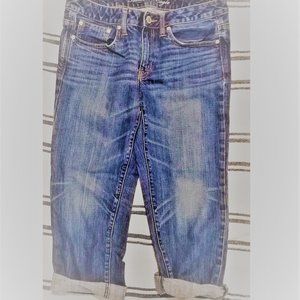American Eagle Women's Boy Fit Cropped Jeans 32x35